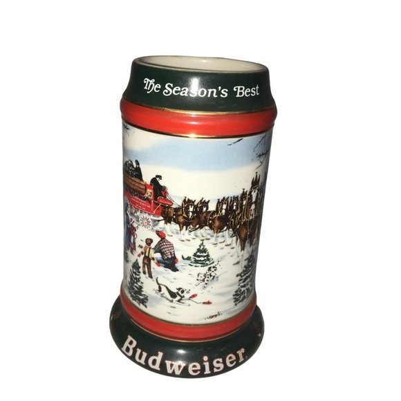 Budweiser Collectible Beer Stein Set (An American Tradition, A Perfect Christmas - Picture 8 of 16